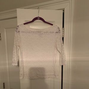 Lace Top - Banana Republic